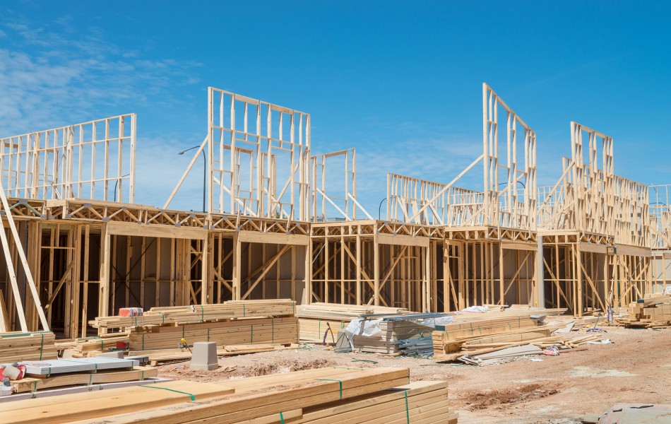 New Home Construction Framing.